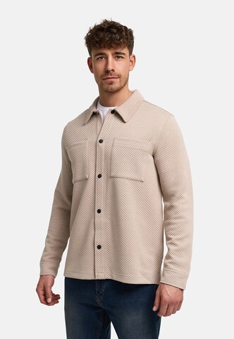 Coupe regular Chemise 'Rhomon' INDICODE JEANS en beige