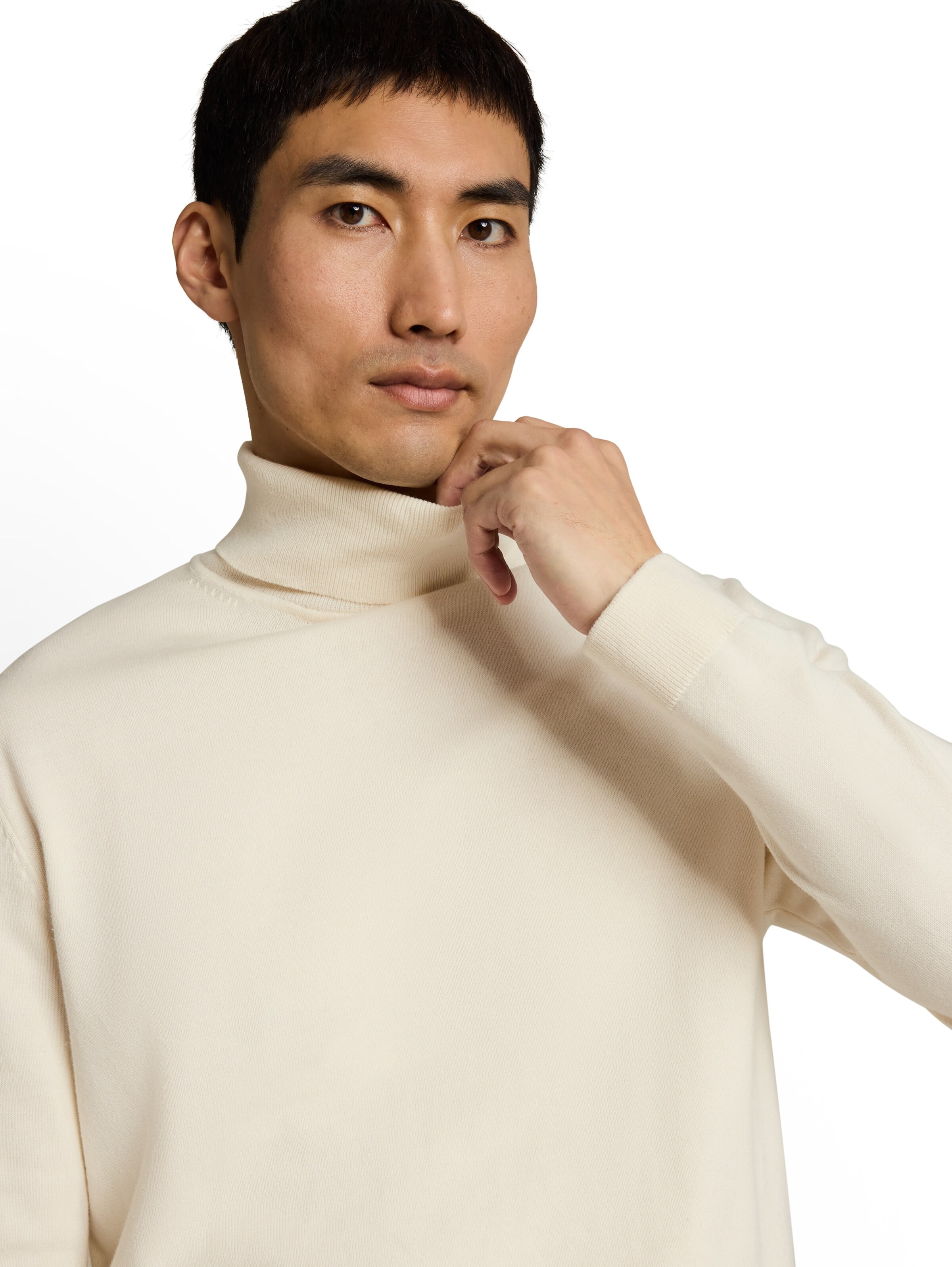 TOM TAILOR Sweater in White