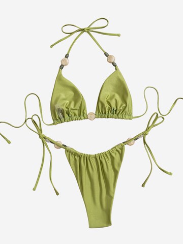 Magicshe Triangle Bikini in Green
