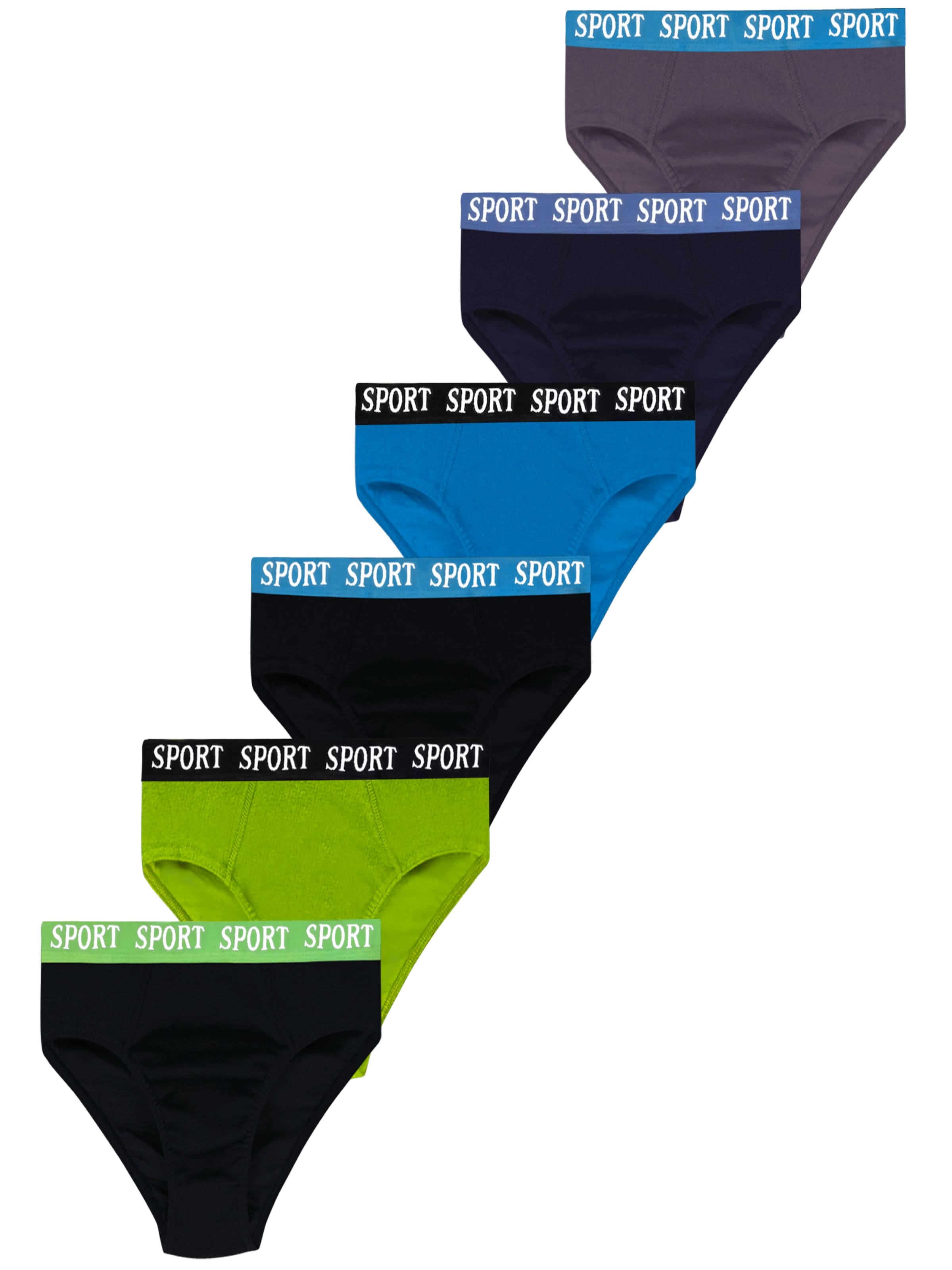 LOREZA Unterhose 'Jungen Slips Brandon'‌‌‌‌‌‌‌‌‌‌ in Mischfarben: Vorderseite