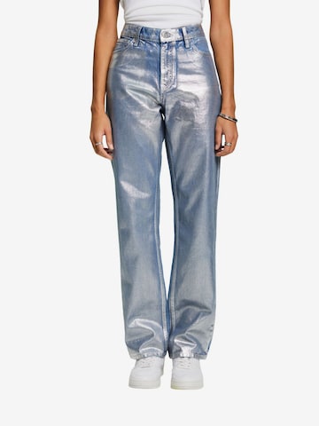 ESPRIT Loosefit Jeans in Zilver: voorkant