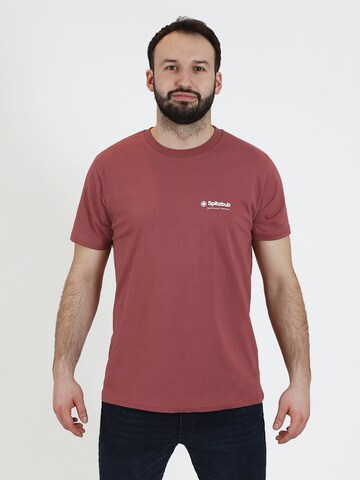 SPITZBUB Shirt ' ludis ' in Red: front