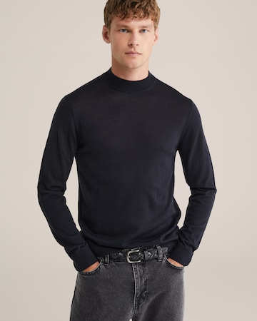 WE Fashion Свитер в Черный: спереди
