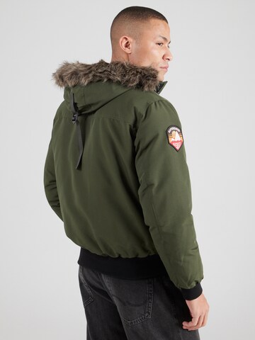 Superdry Zimní bunda 'Everest' – zelená