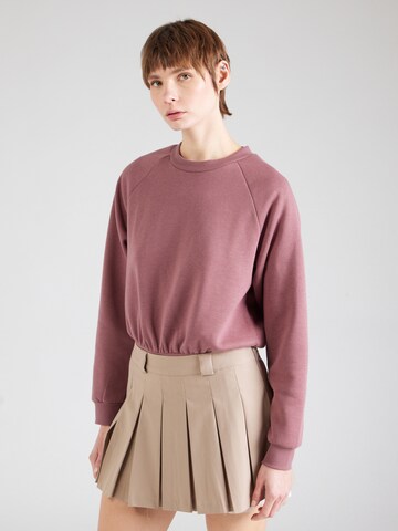 Sweat-shirt 'Dana' ABOUT YOU en rose : devant
