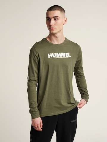 Hummel Funkcionalna majica 'Legacy' | zelena barva: sprednja stran