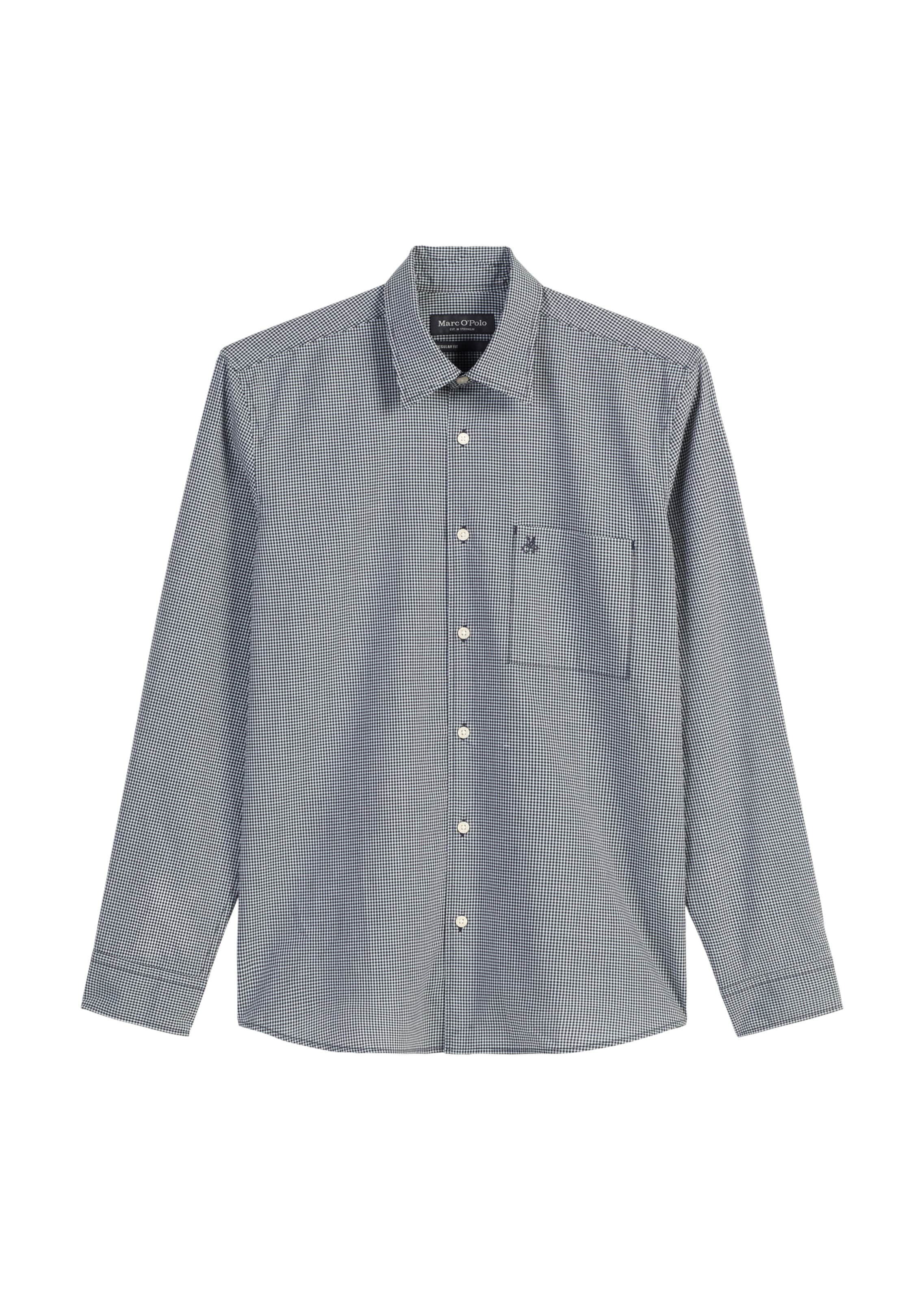 Marc O'Polo Hemd in Blau: Vorderseite