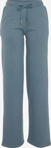 VIVANCE Wide leg Pants in Blue: front