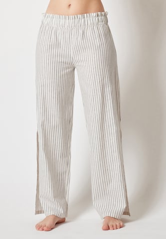 Skiny Pajama pants in White: front