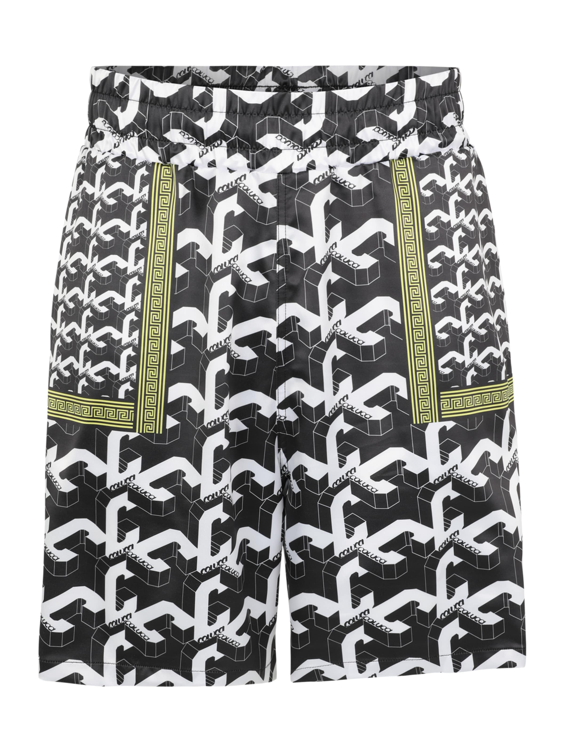 Regular Pantaloni de la Carlo Colucci pe negru: față