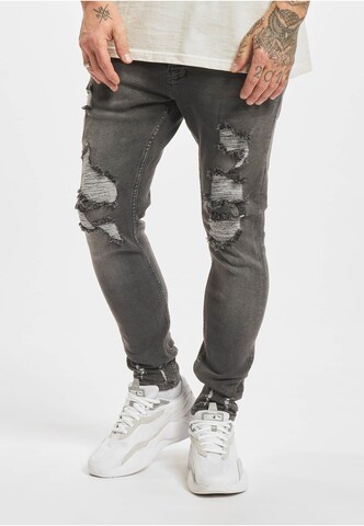 Tapered Jeans 'Ulf' di 2Y Premium in grigio