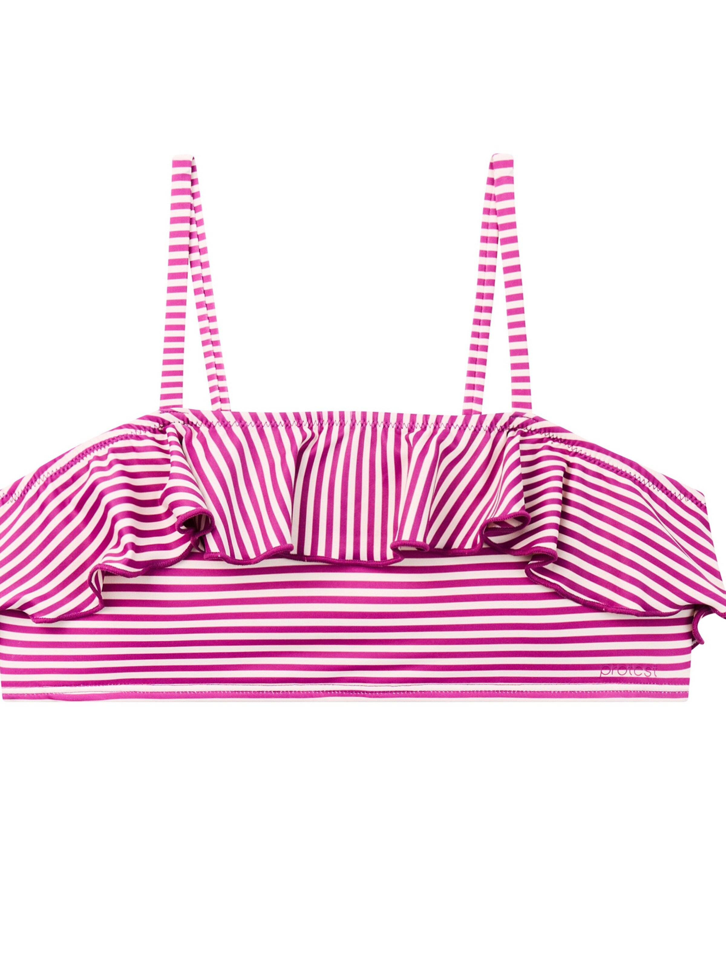 PROTEST Bralette Bikini 'PRTStripes JR' in Pink