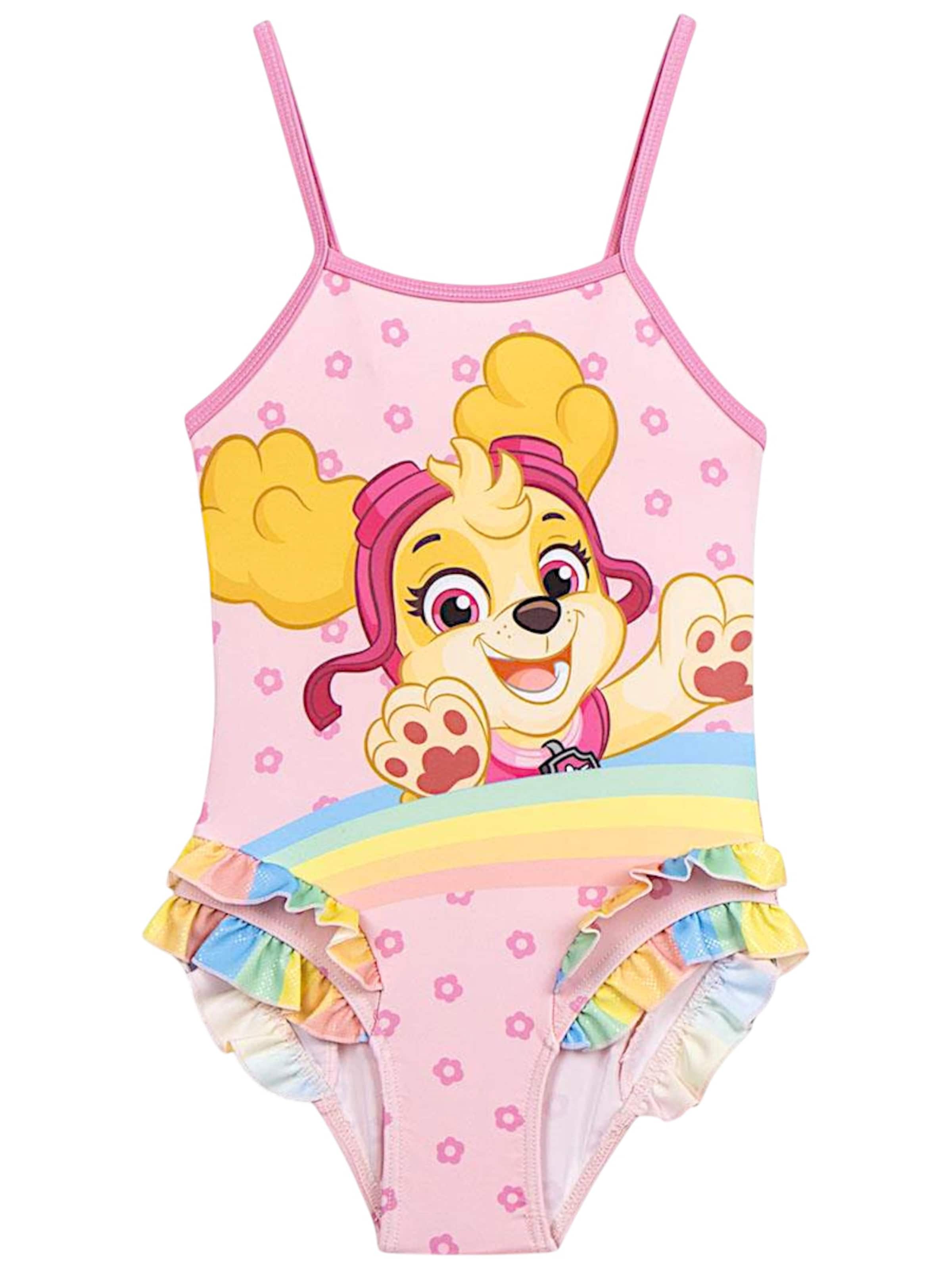 Paw Patrol Badeanzug 'Skye'‌‌‌ in Pink: Vorderseite