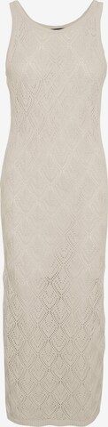 VERO MODA Knitted dress 'Riviera' in Beige: front