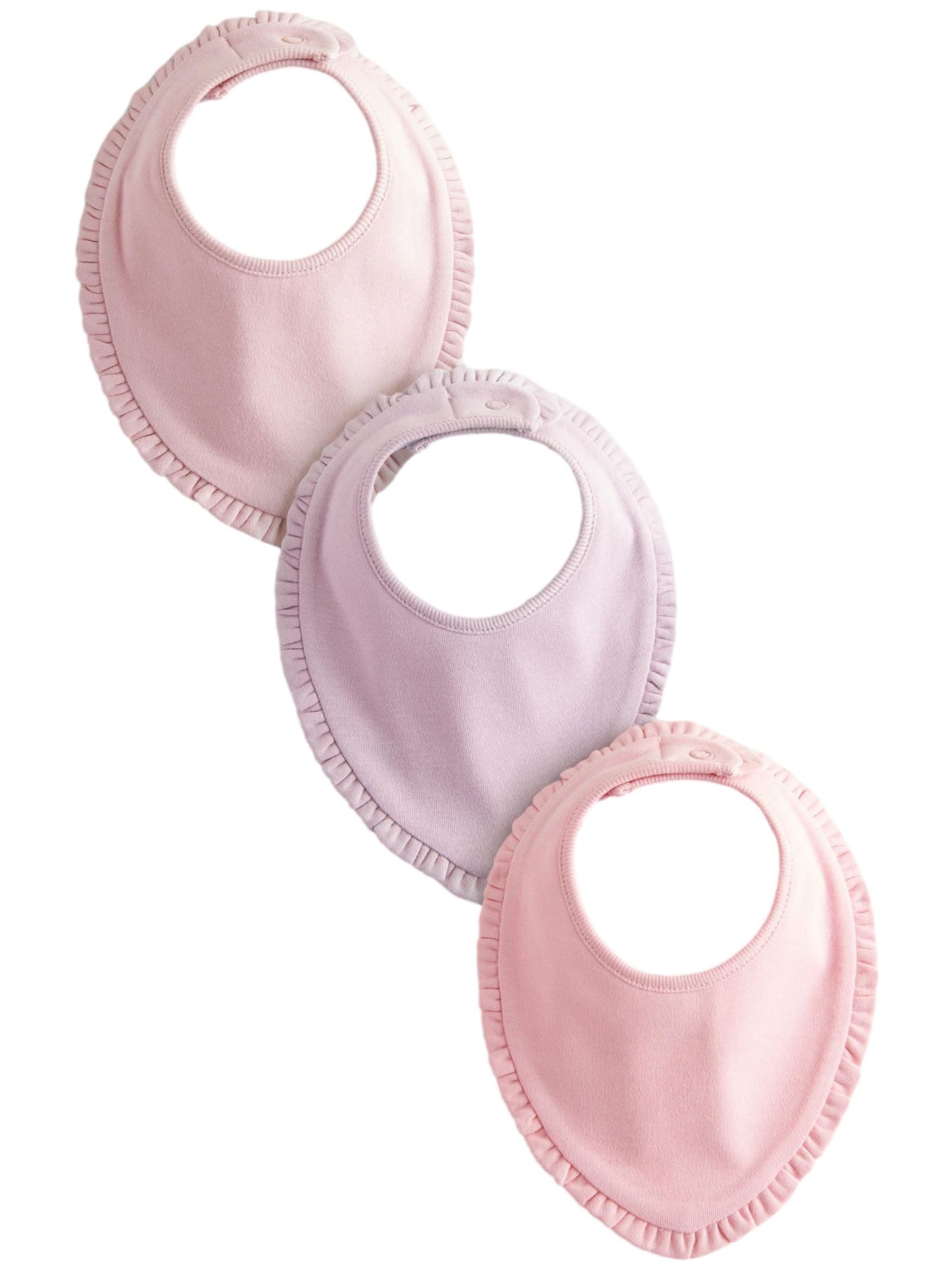 Next Bib in Pink: front