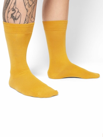 Chaussettes DillySocks en jaune : devant