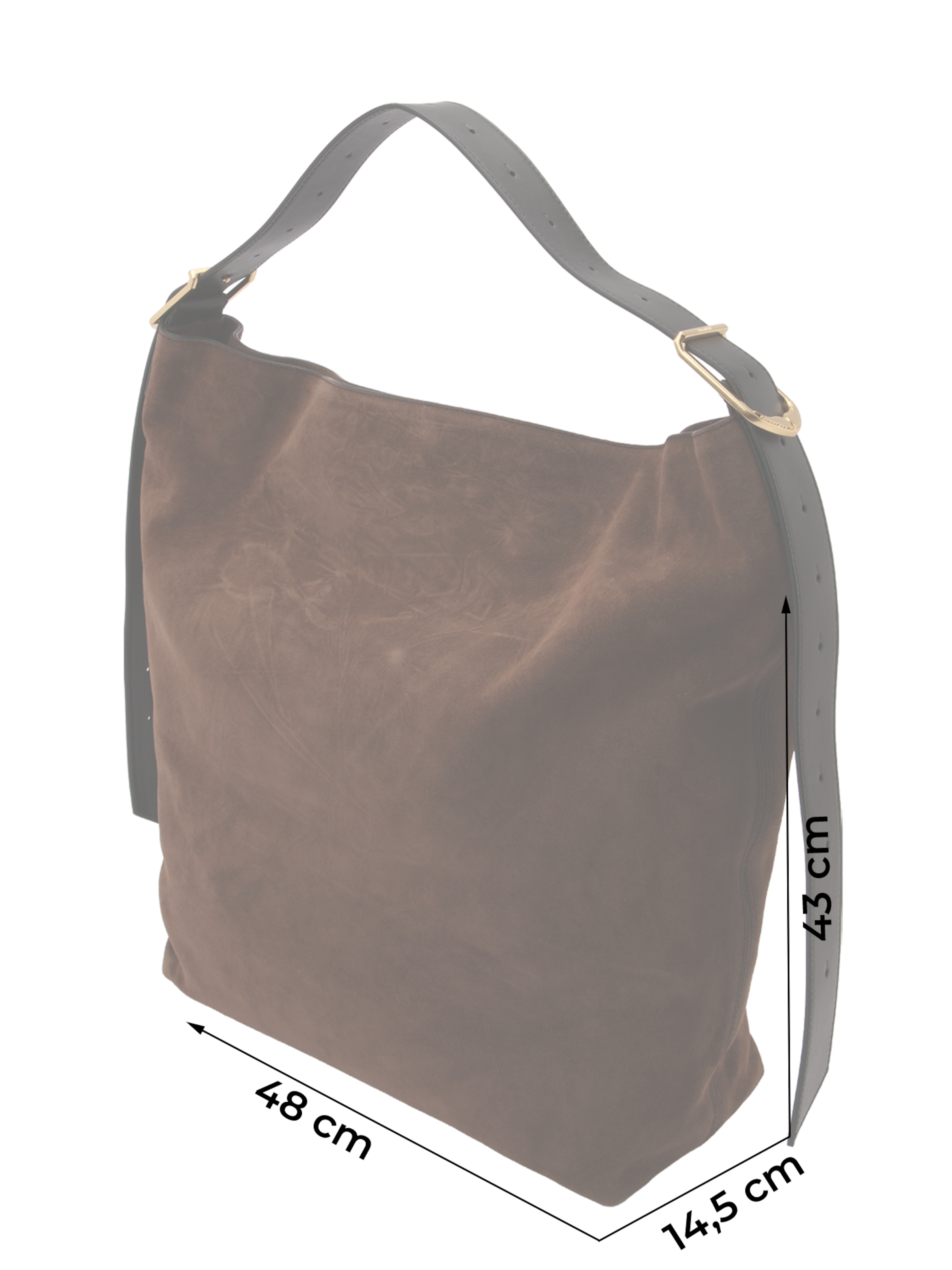 Zadig & Voltaire Чанта за през рамо 'JANE' в кафяво