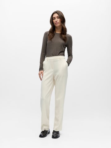 OBJECT regular Bukser med fals 'OBJLisa' i hvid