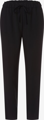 Marie Lund Loose fit Pleat-Front Pants in Blue: front