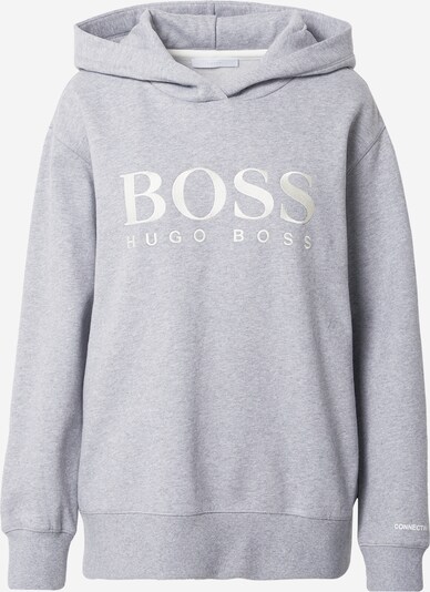 BOSS Sweatshirt 'Edelight' in graumeliert / silber, Produktansicht