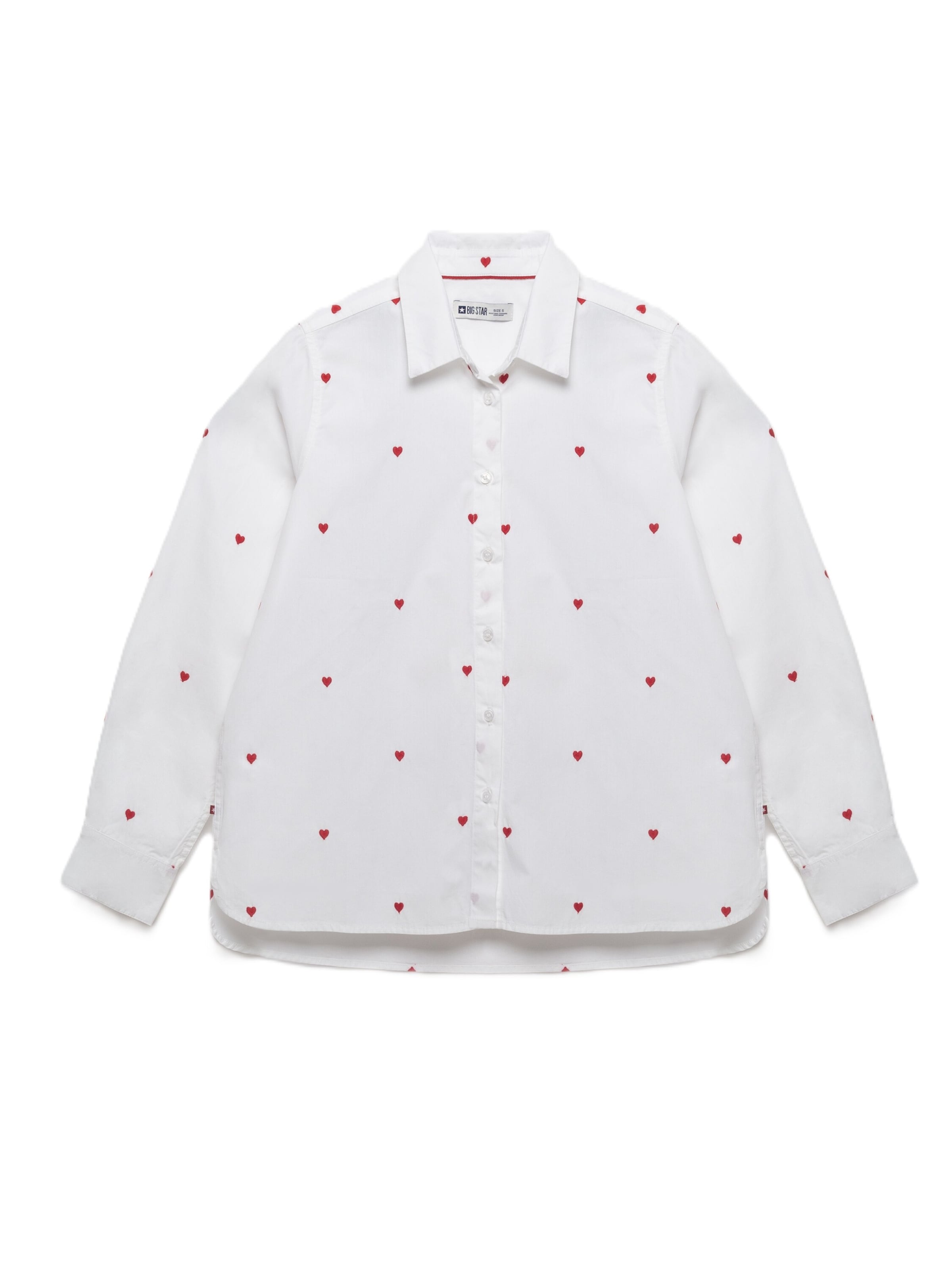 BIG STAR Blouse 'Erin' in Red / White, Item view