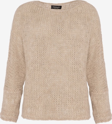 SASSYCLASSYŠiroki pulover - bež boja: prednji dio
