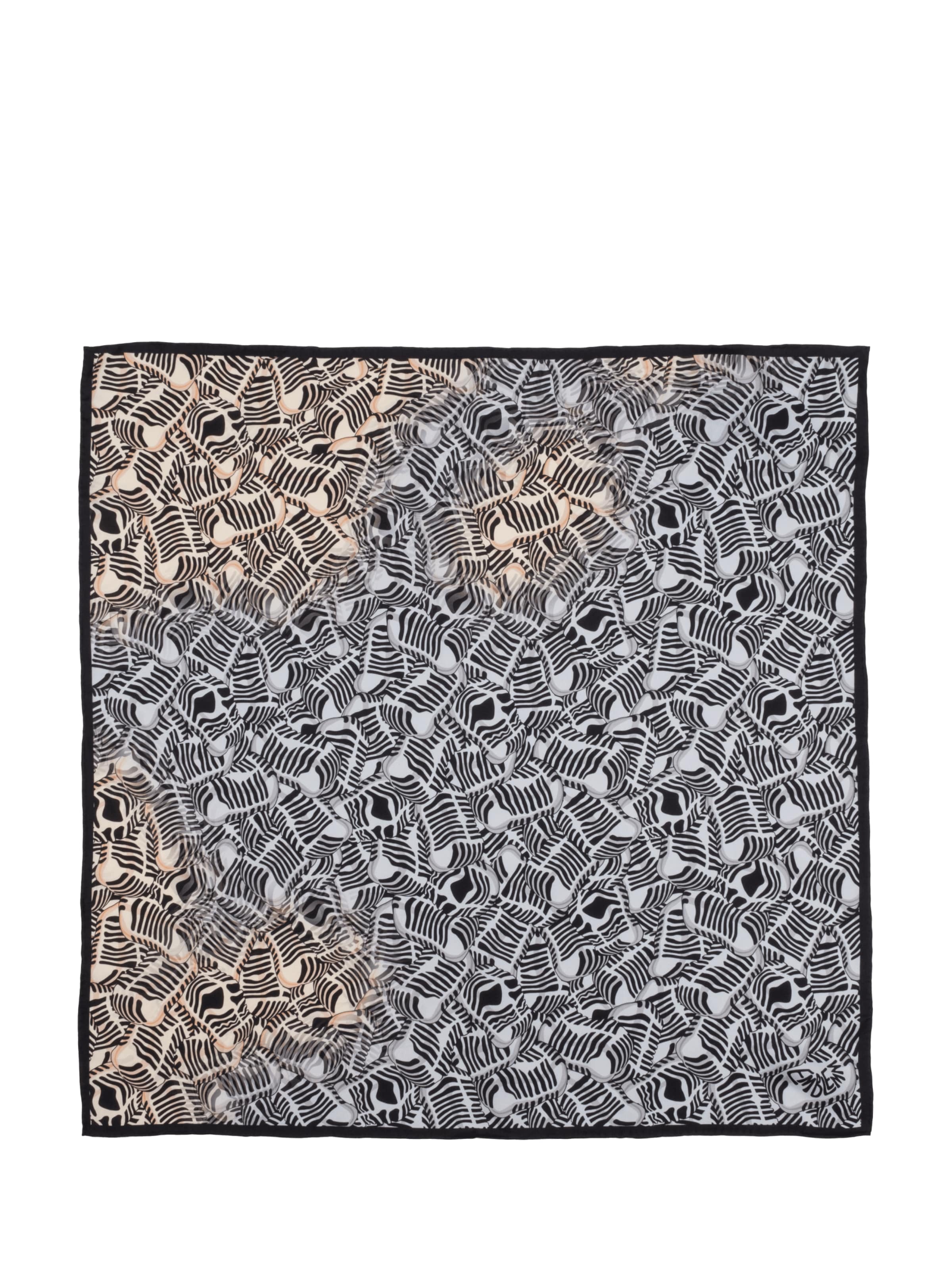 EMBLEMM Sjaal in Grijs: voorkant