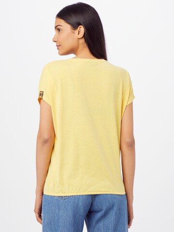 T-shirt 'The Choices we make' Fli Papigu en jaune