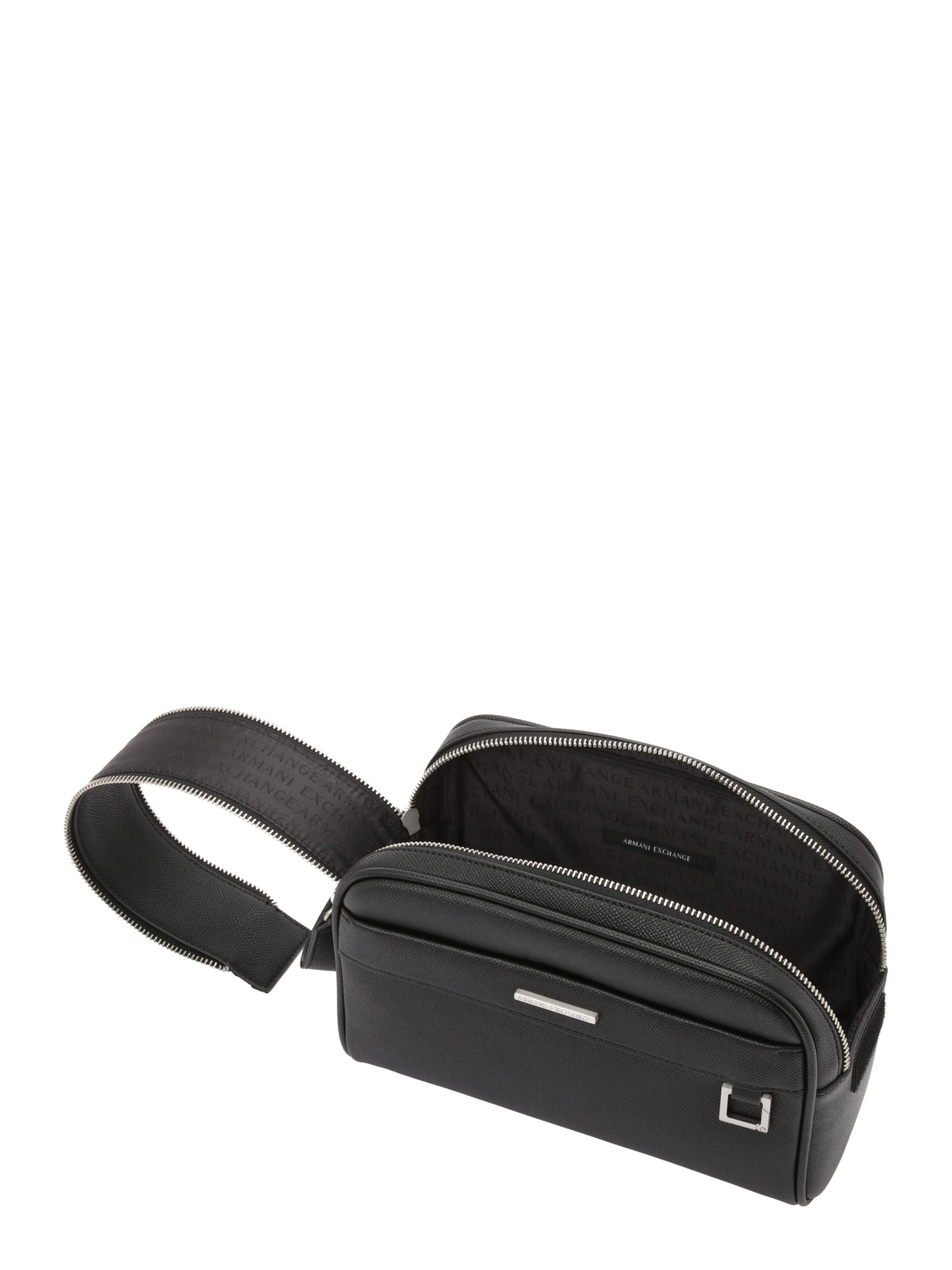 ARMANI EXCHANGE Toilettilaukku 'NEW YORK' värissä musta
