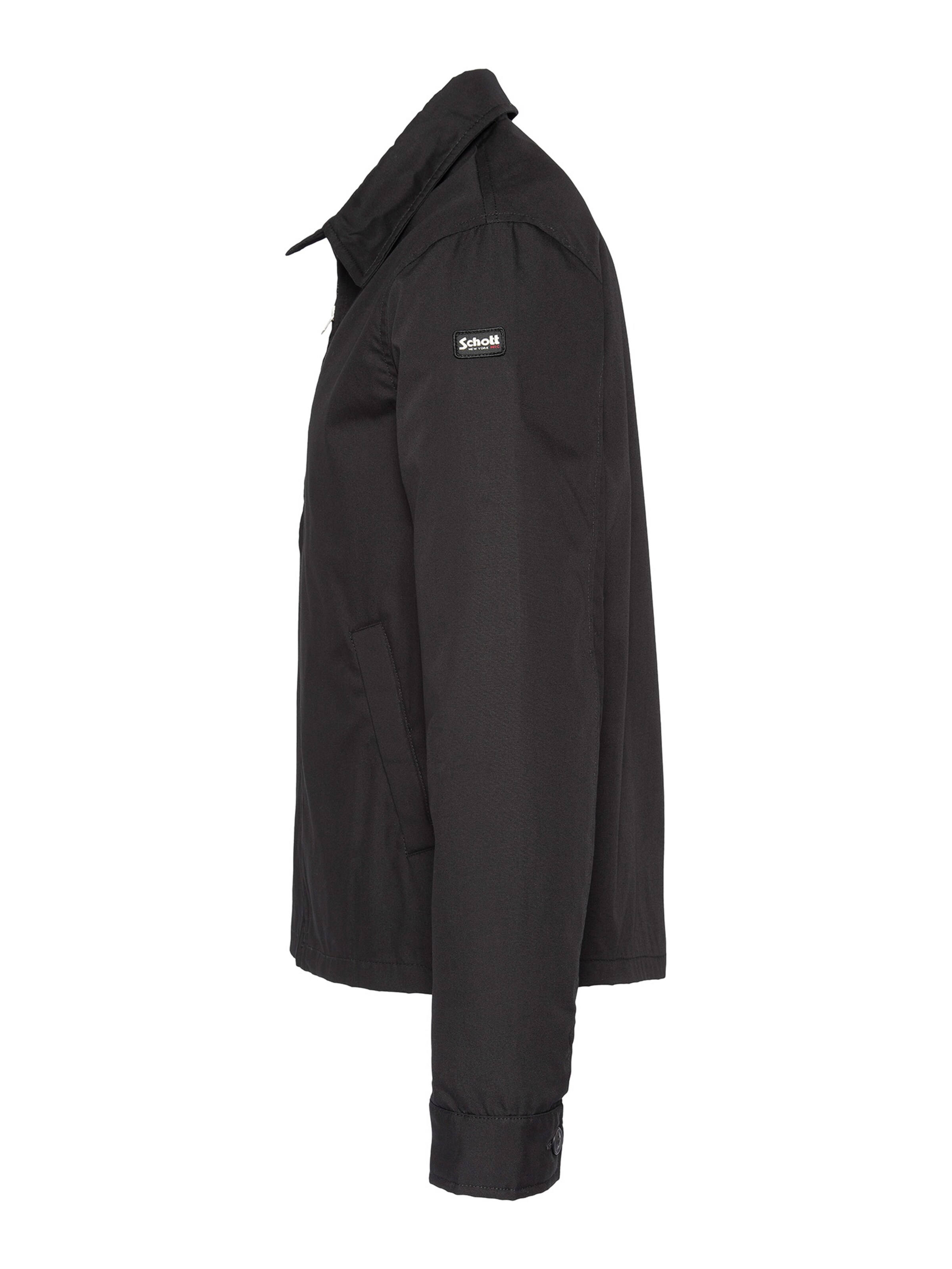 Schott NYC Between-Seasons Coat in Black
