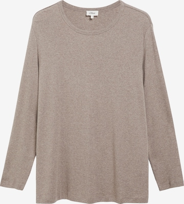 T-shirt s.Oliver en marron : devant