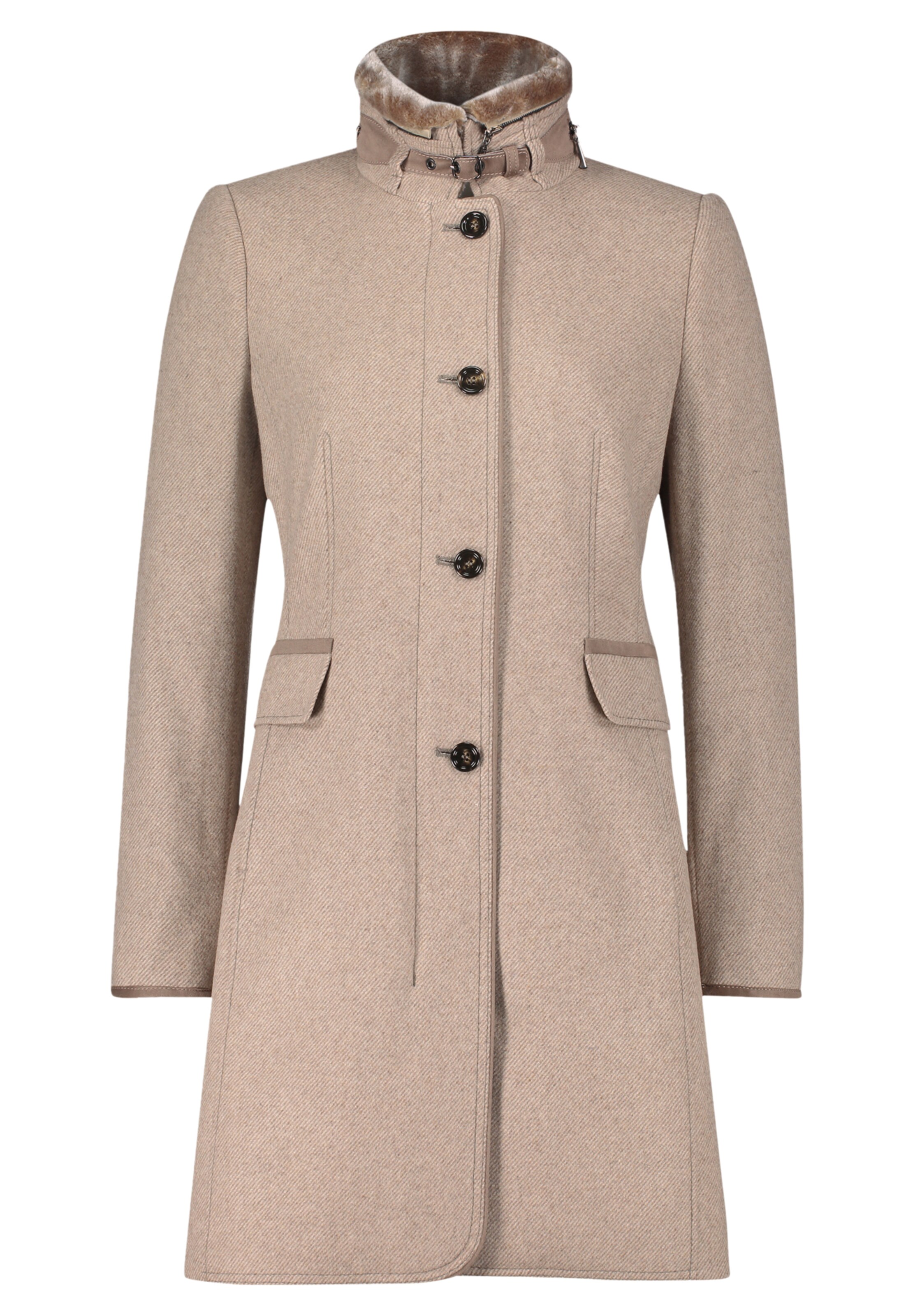 GIL BRET Tussenmantel in Beige: voorkant