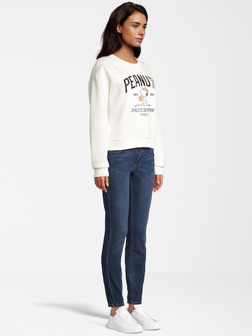 Course Sweatshirt 'Peanuts Athletic' in Weiß