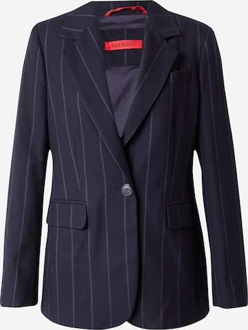 Sacou 'Velina' de la MAX&Co. pe albastru: față