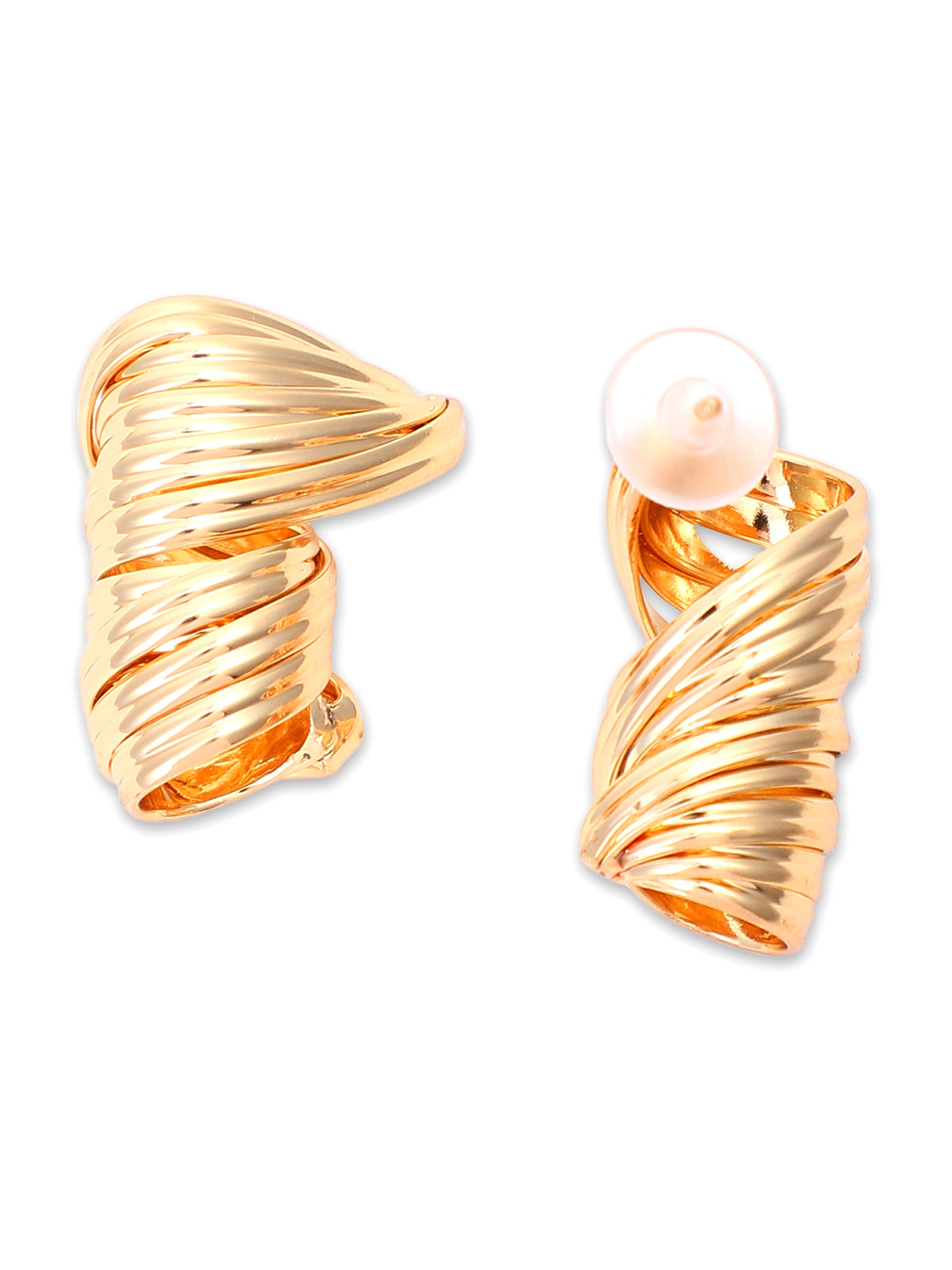 SOHI Örhängen 'Teal' i guld