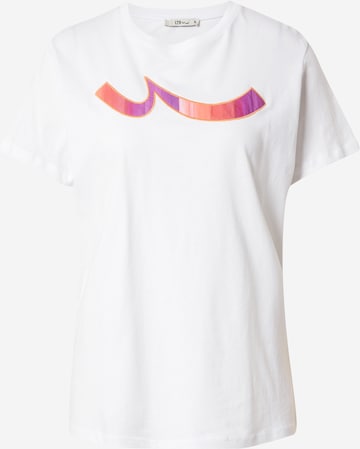 LTB Тениска 'GOKAZA' в бяло: отпред
