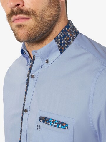 BABISTA Regular fit Button Up Shirt 'Matias' in Blue