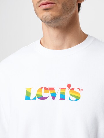 LEVI'S ® Regular Fit Sweatshirt 'Relaxd Graphic Crew' i hvid