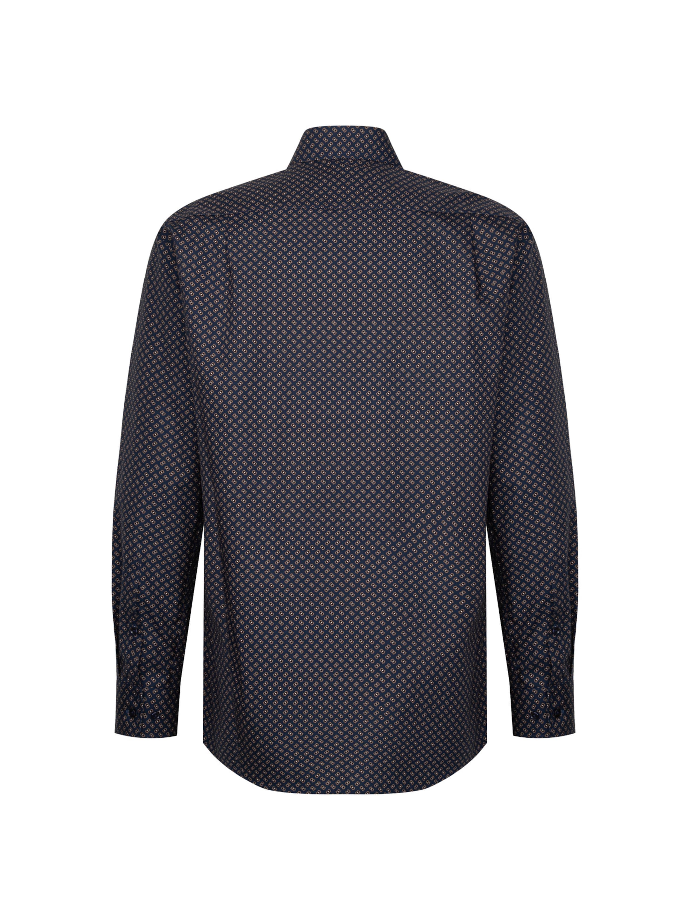 SEIDENSTICKER Regular fit Business Shirt 'Schwarze Rose' in Blue