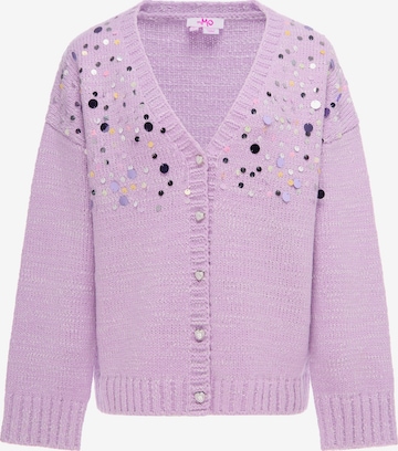 MYMO - Casaco de malha 'Young Fashion' em roxo: frente
