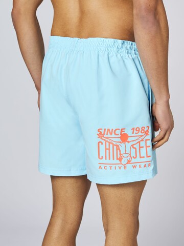 CHIEMSEE Athletic Swim Trunks in Blue