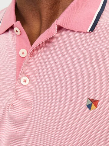 JACK & JONES Regularny krój Koszulka 'Bluwin' w kolorze różowy