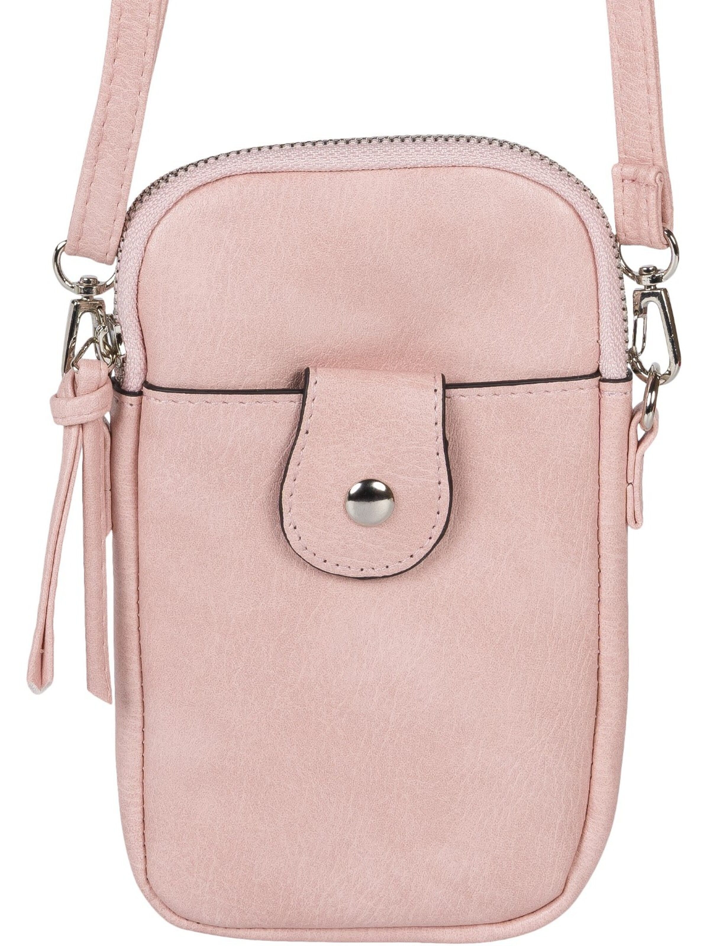 styleBREAKER Umhängetasche 'Mini Umhängetasche Uni'‌‌‌‌‌‌‌ in Pink