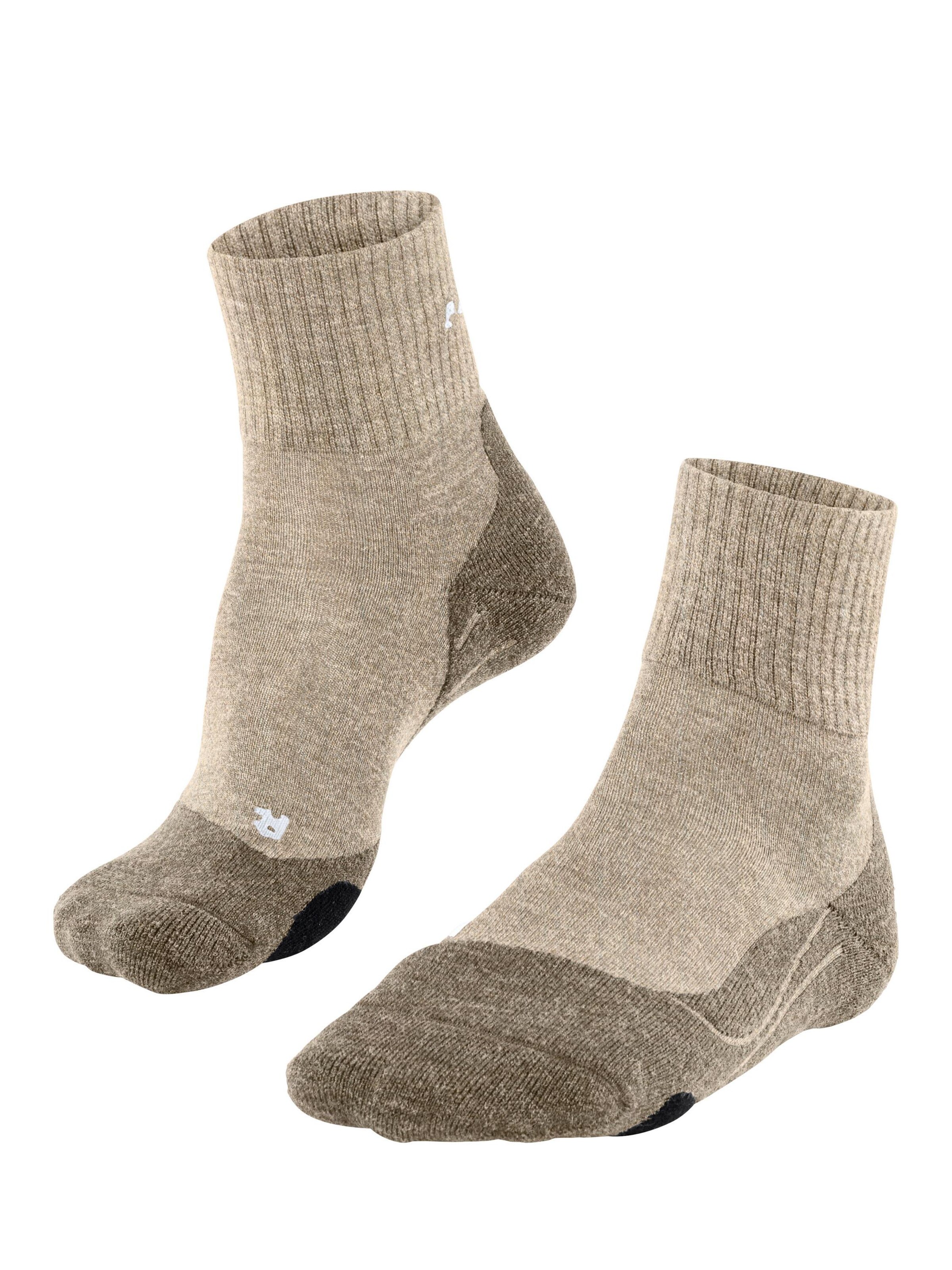 FALKE Athletic Socks 'TK2 Explore Wool Short' in 35-36 in Ecru, Item view