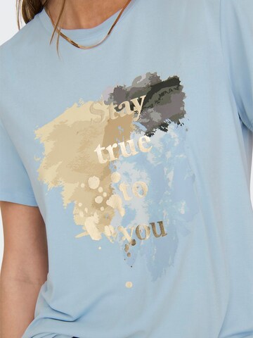 ONLY T-Shirt 'ONLFREE' in Blau