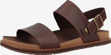 TIMBERLAND Sandals in Brown: front