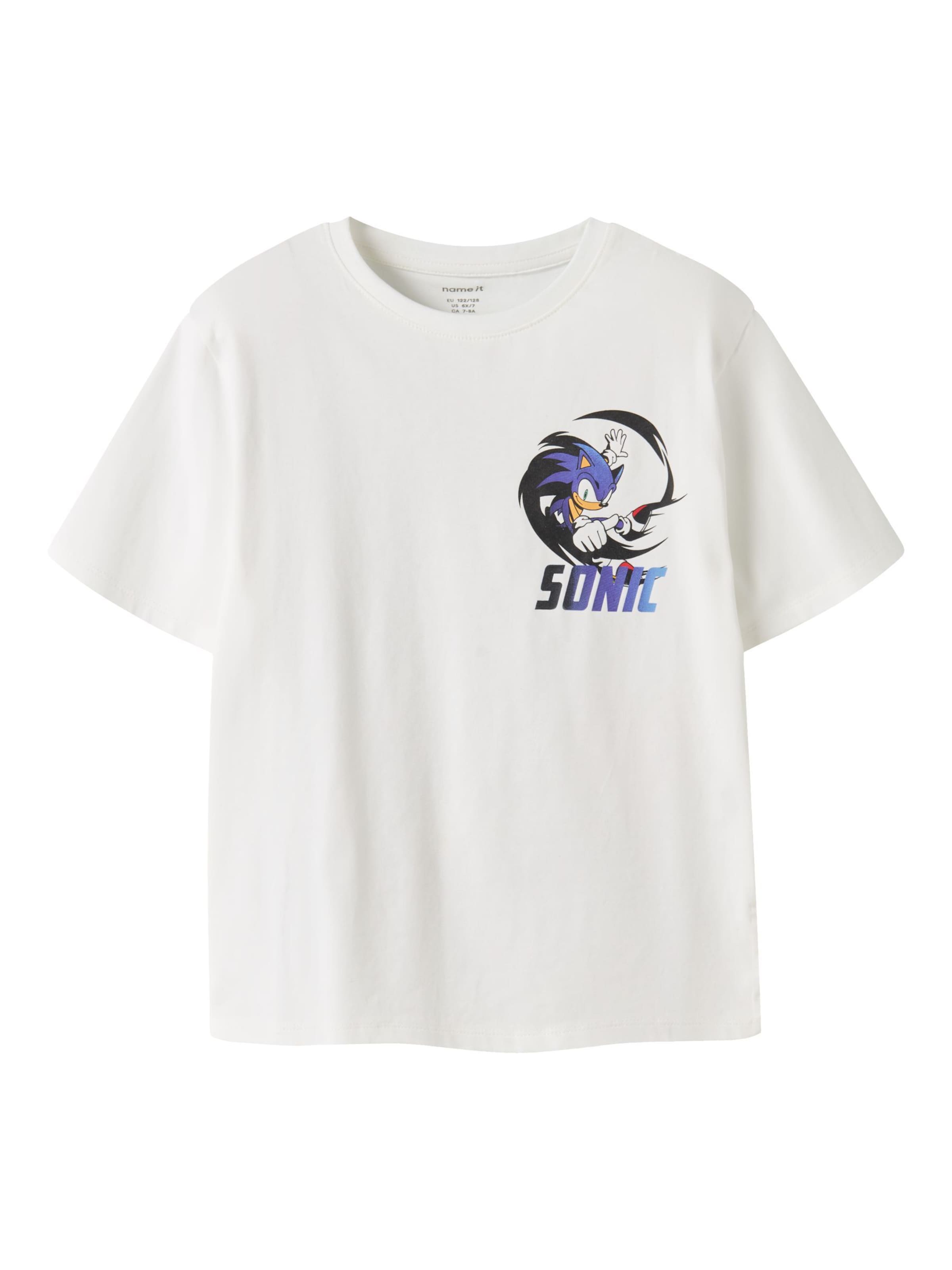 Maglietta 'Sonic' di NAME IT in bianco: frontale