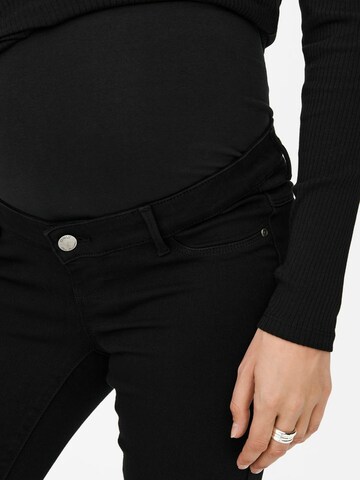 Only Maternity Flared Jeans i sort