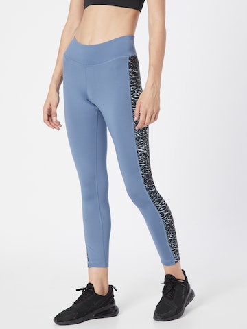 Reebok Skinny Sporthose in Blau: predná strana