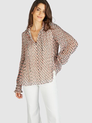 MARC AUREL Blouse in Orange: front